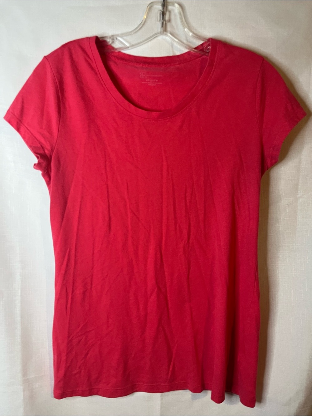 No Boundaries Bright Pink Short Sleeve Crewneck Tee